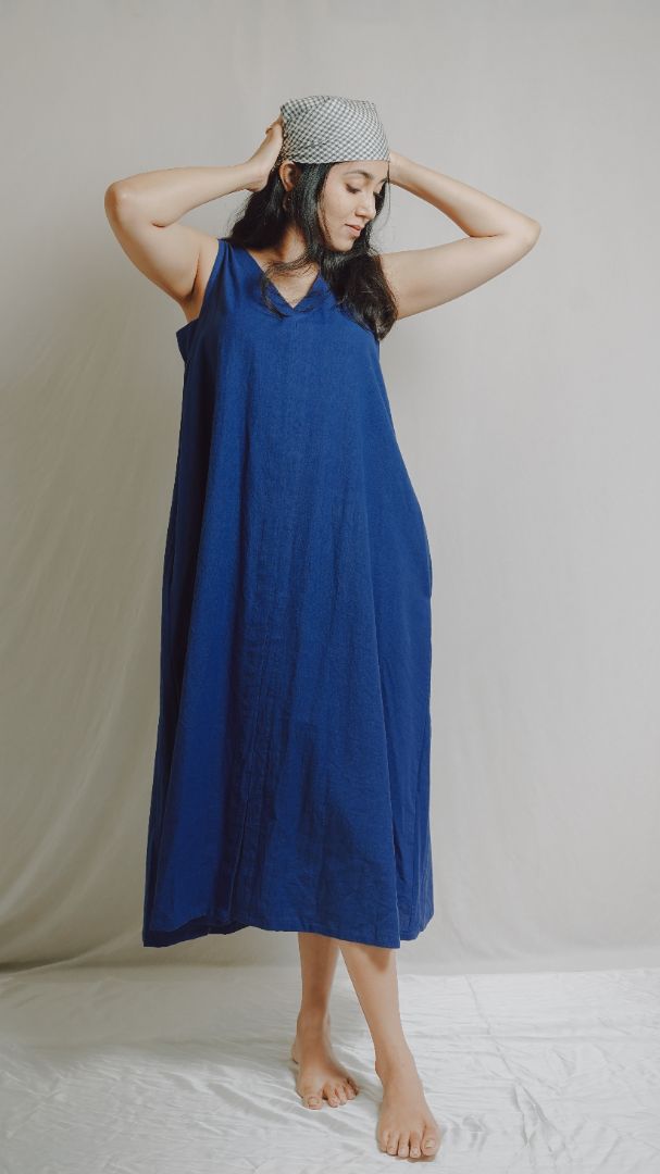 Indigo Breeze Dress