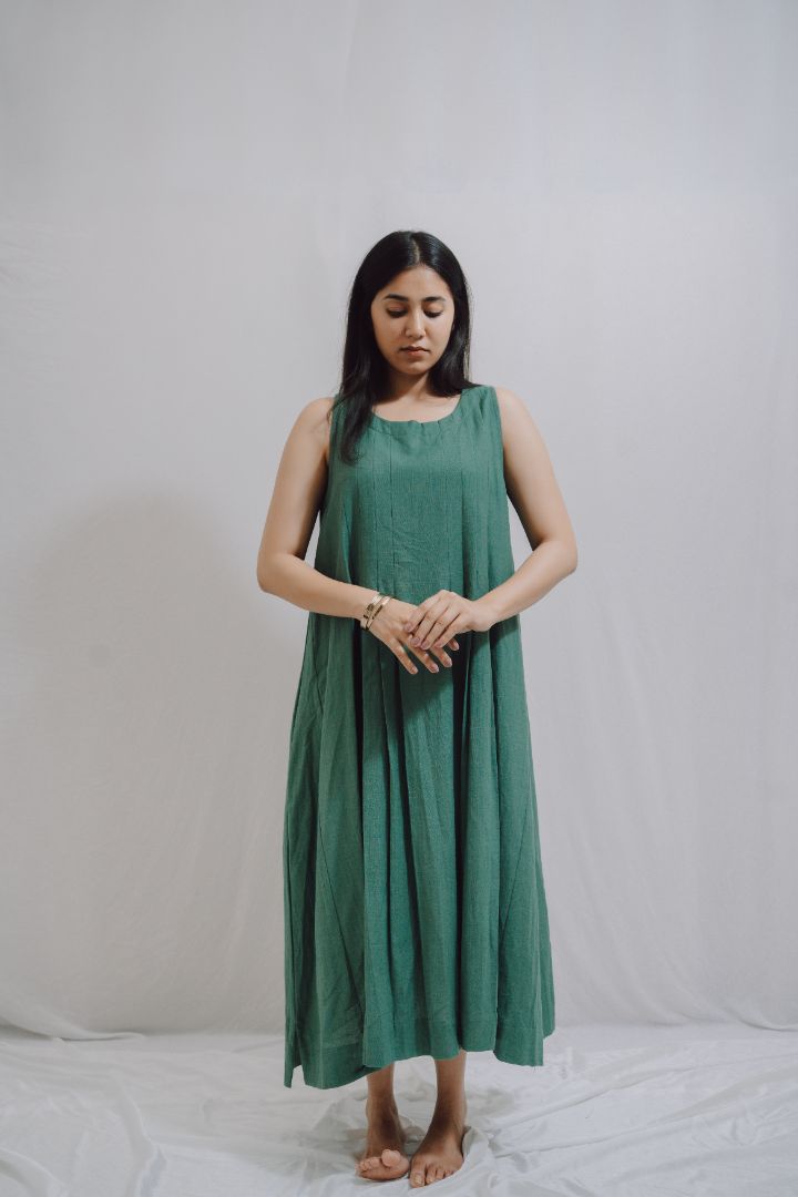 Emerald Flow Dress