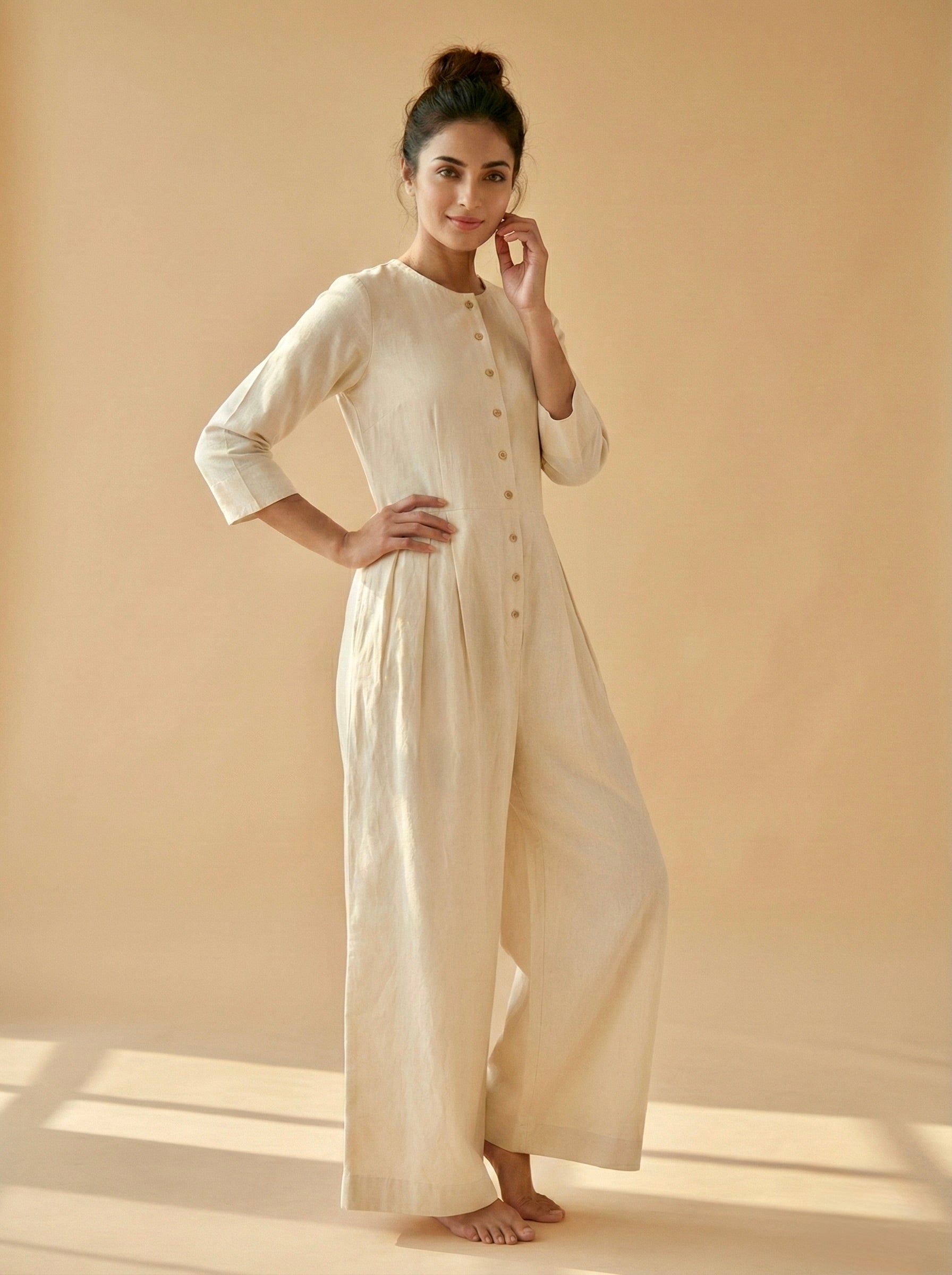 Ivory Edge Jumpsuit – EKKDORA