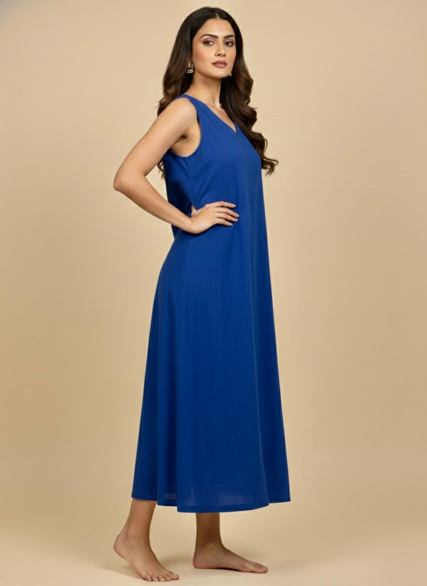 Indigo Breeze Dress