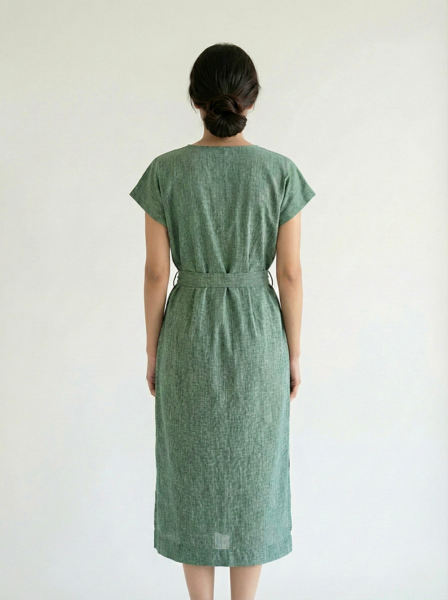 Greenstone Check Dress
