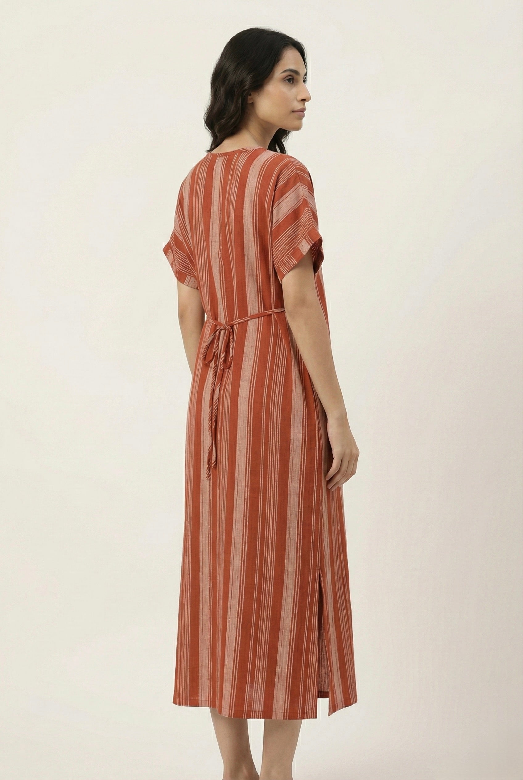 Rust Lines Freeflow Dress