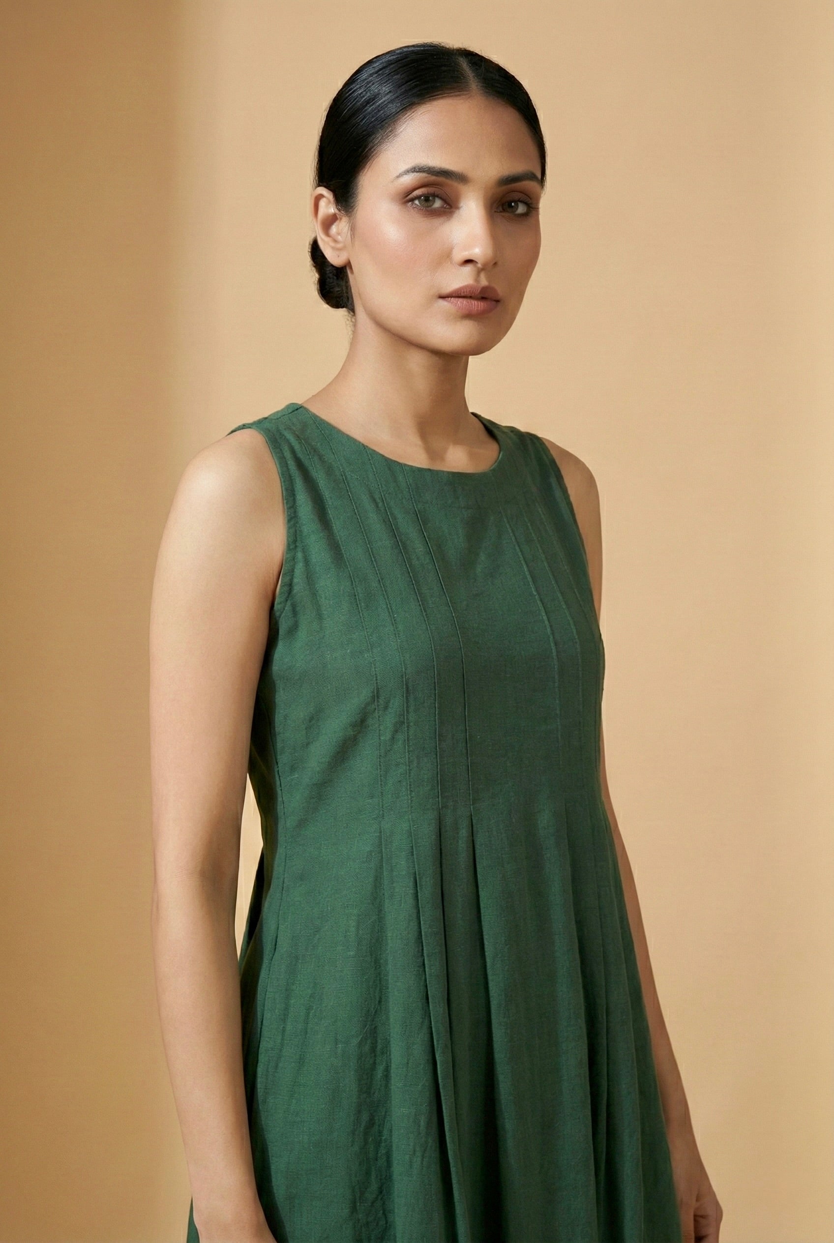Emerald Flow Dress