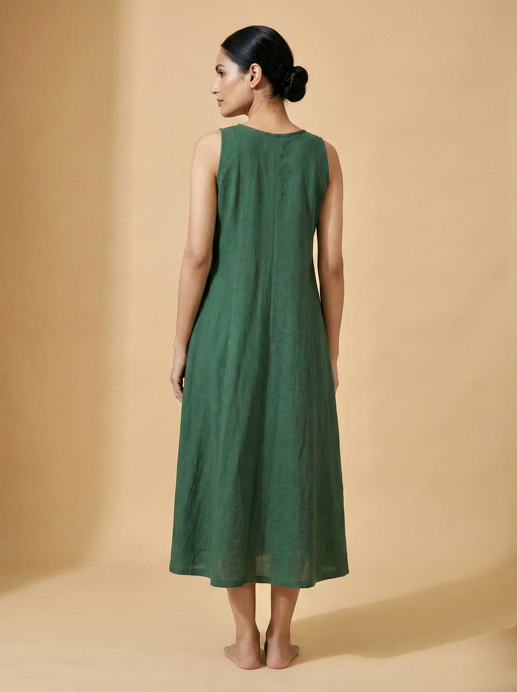 Emerald Flow Dress